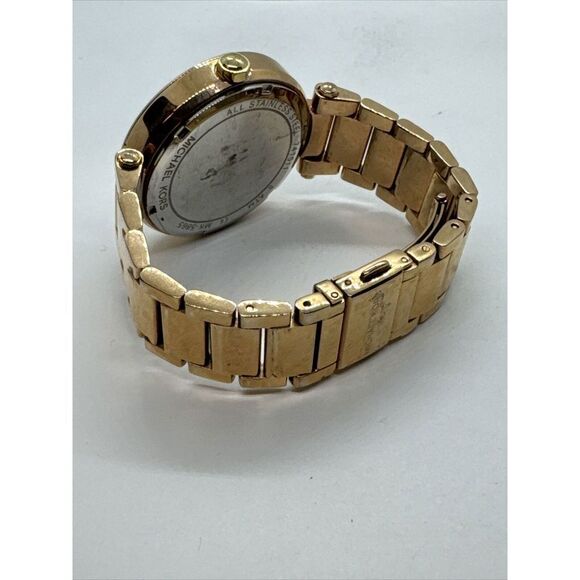 Michael Kors Parker MK5865 Women Rose Gold Analog Dial Quartz Wrist Watch JNA437 main image 6